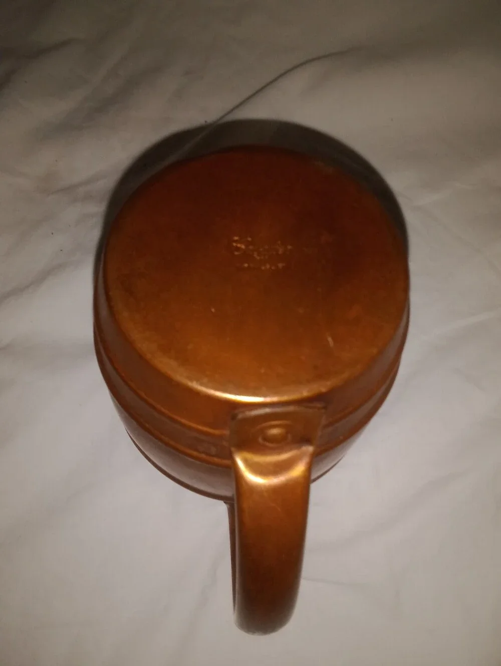 Vintage Copper Barrel Drink Mug Cup Cavalier by Natural Silver 3 1/2